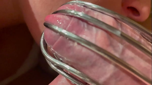 Chastity Belt first time on his Dick and ruined_orgasm