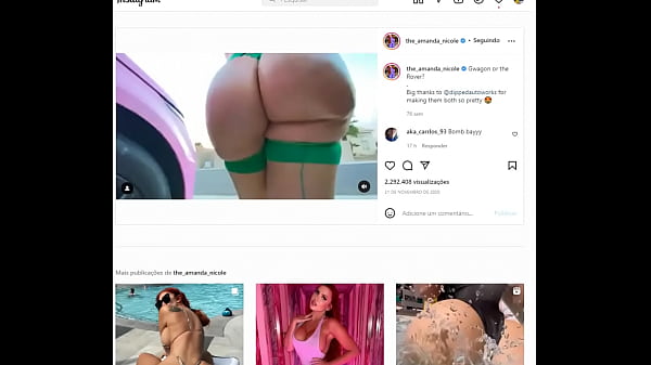 Big ass andando pela rua