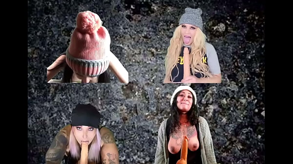 Nonton 4 Grunge Chicks Suck Cocks Together thumbnail