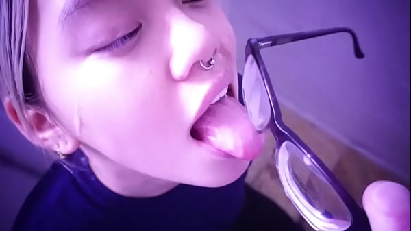 An_Asian Slut Waits_For Her_Master_She Licks The Cum Off Her Glasses Full Video On_SabelArsene com
