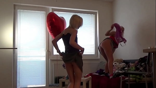 College Girls Try On Haul Of New Underwear In The Dorm Room thumbnail