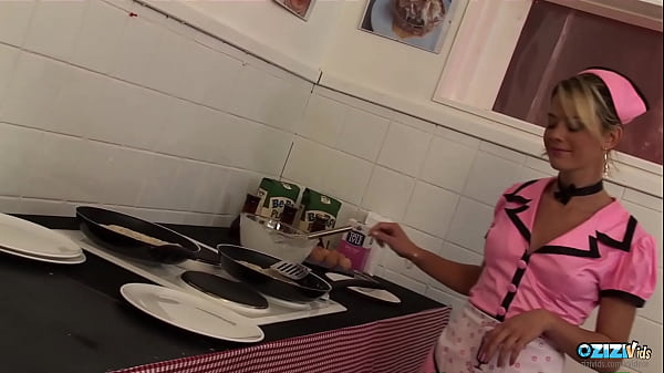 Play MP4 - Amazing kitchen group sex with a couple of busty blonde milfs with gorgeous big boobs