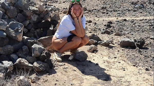 Play MP4 - Public pissing Teen gives risky blowjob on camping to her boyfriend