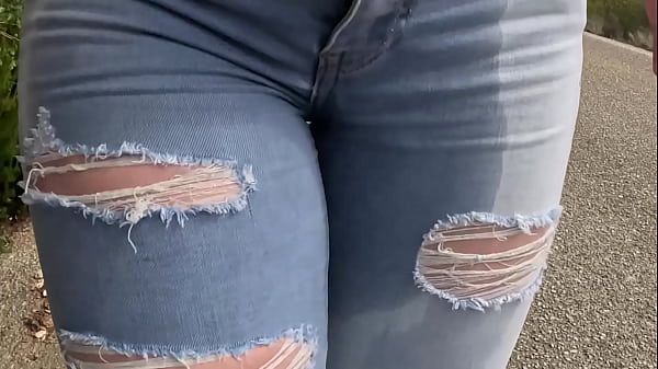 Drinking pee and wetting jeans twice