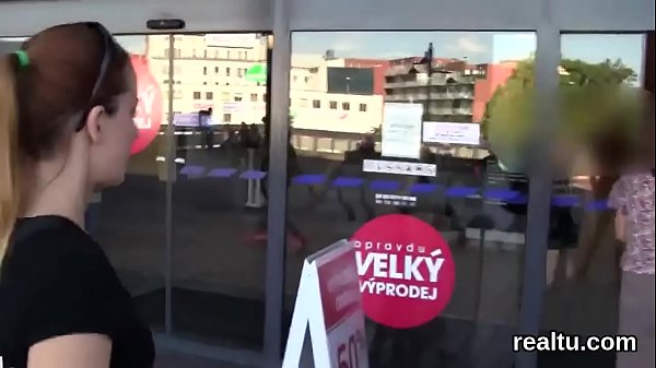 Stellar czech nympho gets tempted in the mall and_rode in_pov