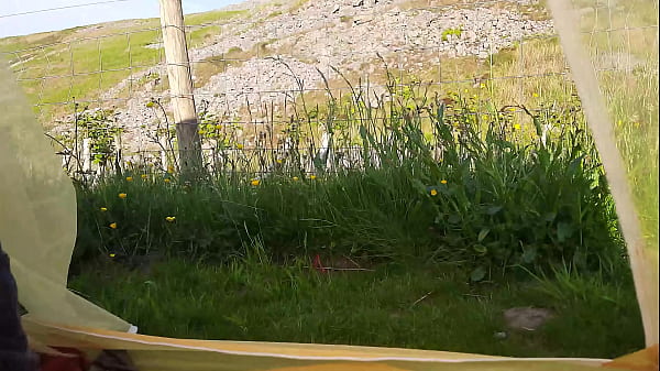 First time anal in the tentin a crowded camping. She can't take it and begs to stop. Painal. Public