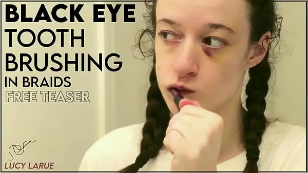 Nonton Black Eye Tooth Brushing In Braids thumbnail