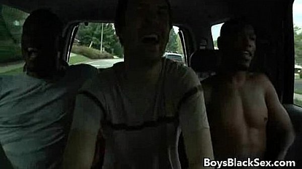 Huge black cock barebacks tight white hole 05 