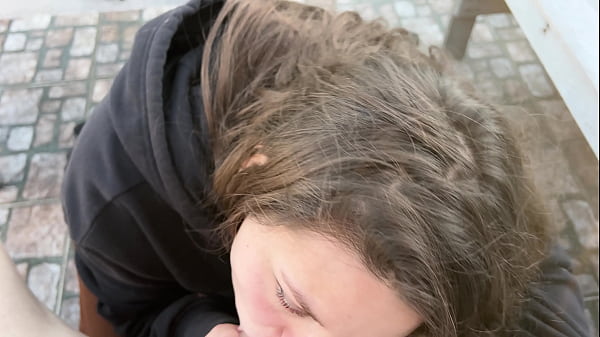 Amigo Necesito Verga Ya! Te La Puedo Chupar Ac&aacute; En La Terraza? - Creampie thumbnail