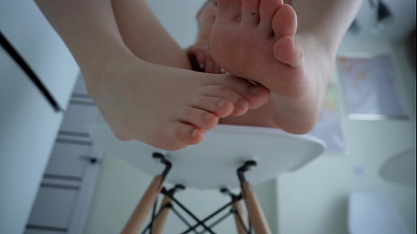 Footfetish from a sexy student. 