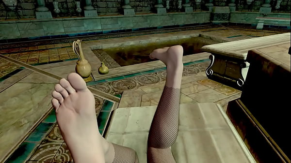 Harley quinn's lickable toes 