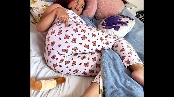 Chubby bbw goddess in panties farts on bed then invites you to smell all night