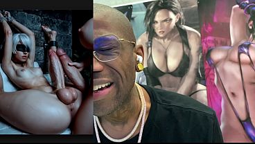 Big Breast Thicc Ass Transgender Cock 2B Fucking 9S In Her Tight Ass Hole Until She Creampies, Transgender And Chill, AI Generated 