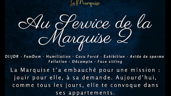 Au service de la marquise 2 french audio porn femdom joi 