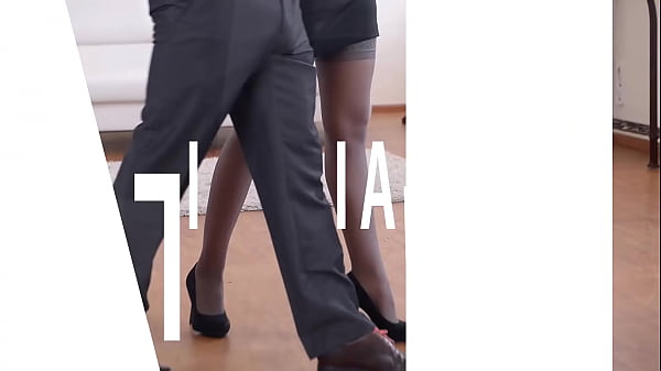 Dance lesson footjob