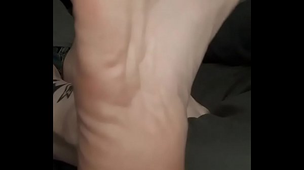 Big broke ginger angel showing me her big stinky size 11 soles just perfectly