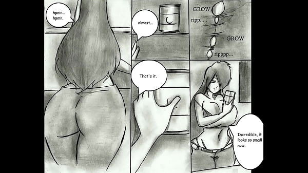 Sexy giantess growth comic compilation number two