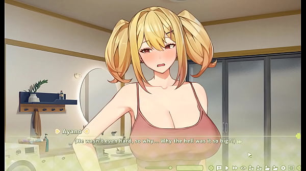 Summer CloverHAREM HENTAI GAME Ep 3_blonde nun have_an orgasm while_doing a_rough blowjob
