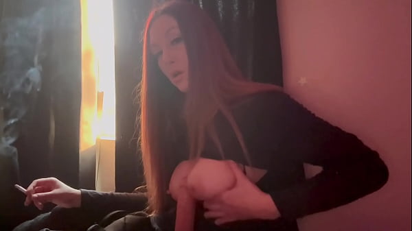 European stepmom artemisia love big juicy boobs play smoke sesh 