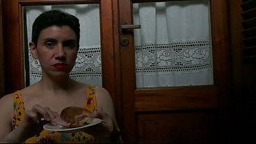 This is what she wanted for brunch a croissant with cum 