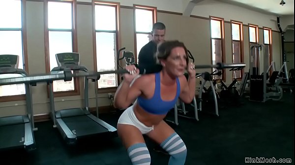 Master james mogul whips hot ass brunette slave trainee savannah fox at the gym then makes gimp slave tommy anal fuck her while she is squirting