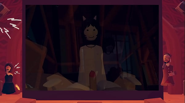 Play MP4 - 20 years old cat girl in rec room VR &lbrack; Encounter in a winter cabin &rsqb;