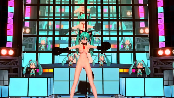 Hatsune miku gatita desnuda 