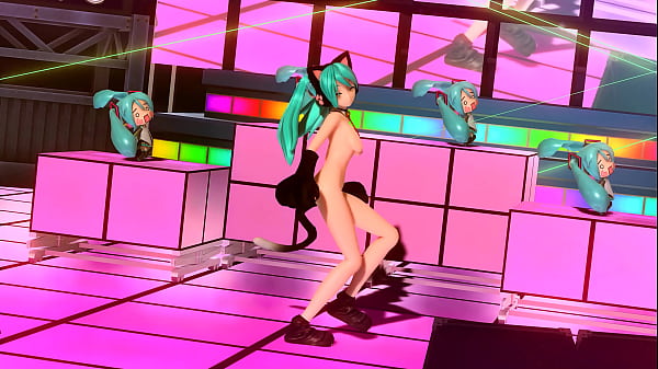Hatsune Miku Ni shite Ageru Project diva Nude Mod Full Nude Cat Costume