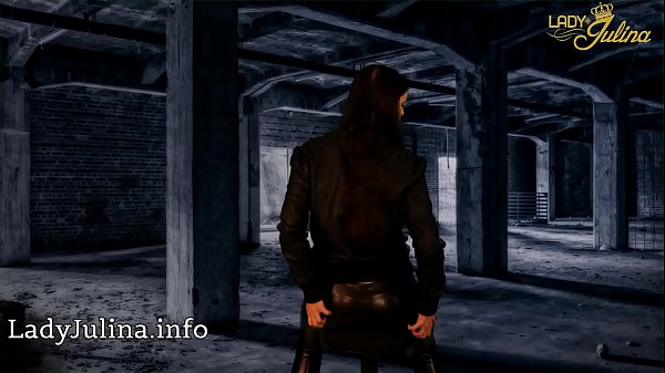 LadyJulina_sucht Sitzgelegenheit für Prachtarsch in glänzender Leder Leggings