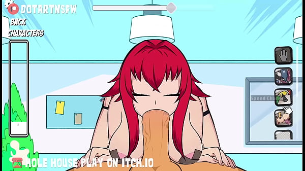 Multiple Characters Sloppy Dick Sucking - Hole House Game 