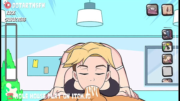 Multiple characters sloppy dick sucking hole house game 