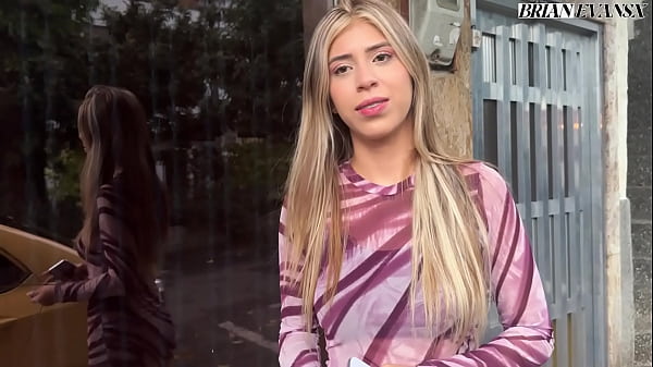Colombian Latina blonde fucks her longtime friend in her own home - Brian Evansx 