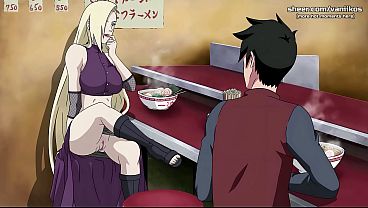 Kunoichi trainer slutty blonde teen ino yamanaka has public sex in a restaurant her little pussy gets creampied naruto anime hentai porn game