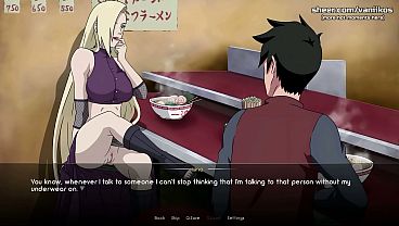 Kunoichi trainer slutty blonde teen ino yamanaka has public sex in a restaurant her little pussy gets creampied naruto anime hentai porn game 