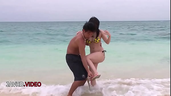 Hina maeda's sultry seaside encounter &ndash; passion under the sun 