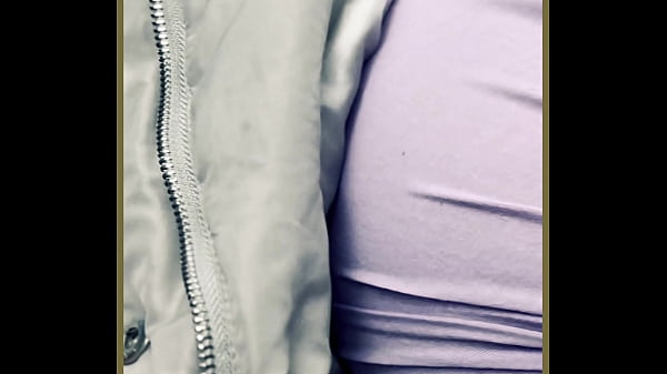 MILF heads out braless and jobs with her no bra perfect tits 