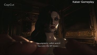 RE8 Village - Lady Dimitrescu Nude Mod Gameplay
