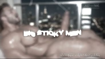 Sticky Muscle Men Day 46 Teaser, AI Fantasy Beefy Guys, Big Cocks, Huge Cumshots 