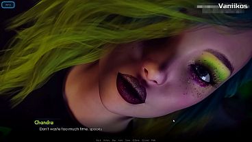 City of Broken Dreamers | Green haired 18yo teen with a perfect body and a gorgeous big ass deepthroat and pussy creampie | My sexiest gameplay moments | Part #7
