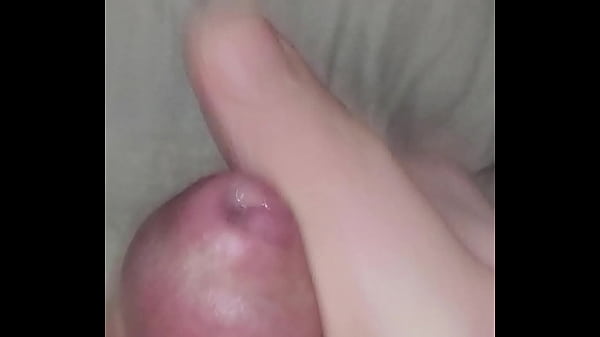 Having a wank really zoomed in 