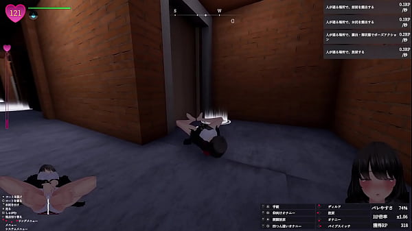 人がいつ出てくるかわからないエレベーター前で 聖水噴射！ 