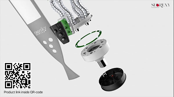 OMYSKY Wriggle Rotation Shafts Masturbator Secrexy.com
