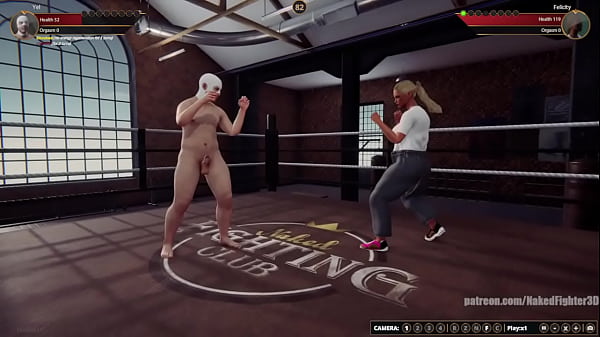 Yel vs felicity nf3d mixed mma combat femdom