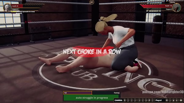 Yel vs felicity nf3d mixed mma combat femdom