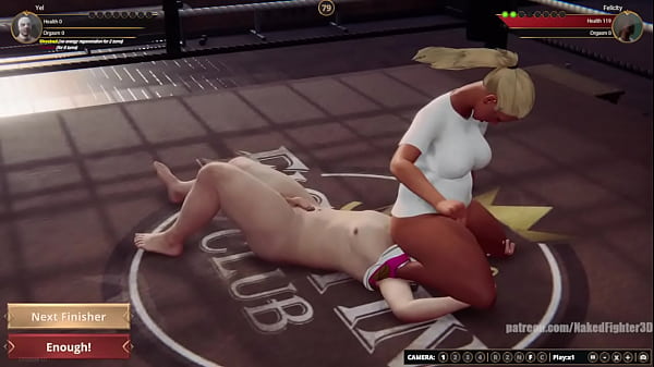 Yel vs felicity nf3d mixed mma combat femdom 
