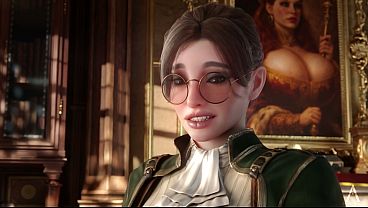 futanari cumming on face anna henrietta (the witcher) video thumbnail