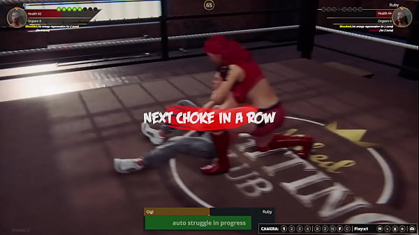 Gigi vs ruby nf3d mixed mma combat ring maledom