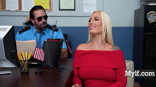 Milf caught stealing by the frustrated officer