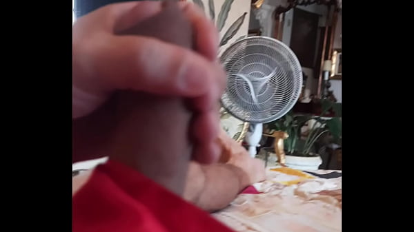 Play MP4 - Showing my cock in Red shorts