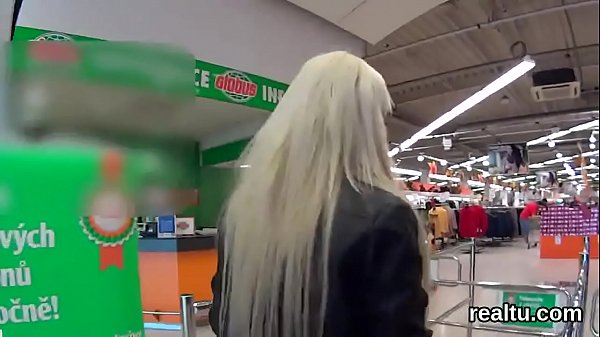 Beautiful czech kitten was teased in the mall and_pounded in_pov